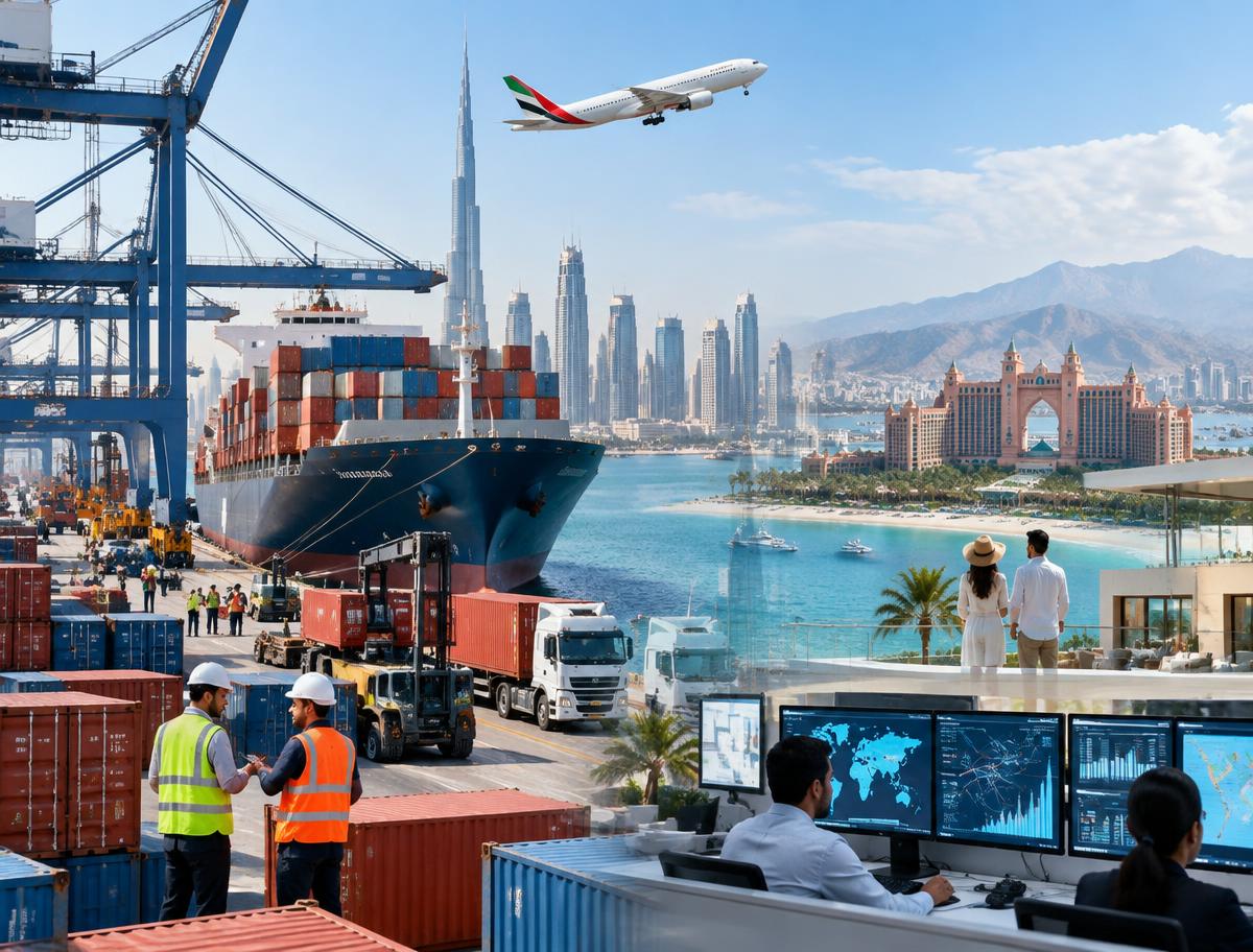 International logistics, tourism, and technology operations